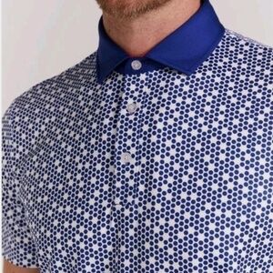 Redvanly Men’s XL Mazarine Blue Clyde Performance Polo MSRP $110